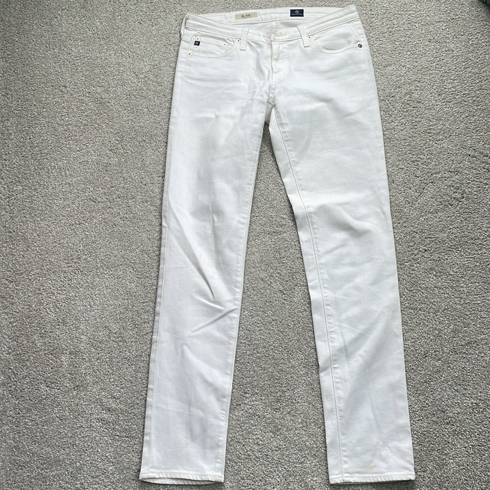AG ‘The Stilt’ style white denim
